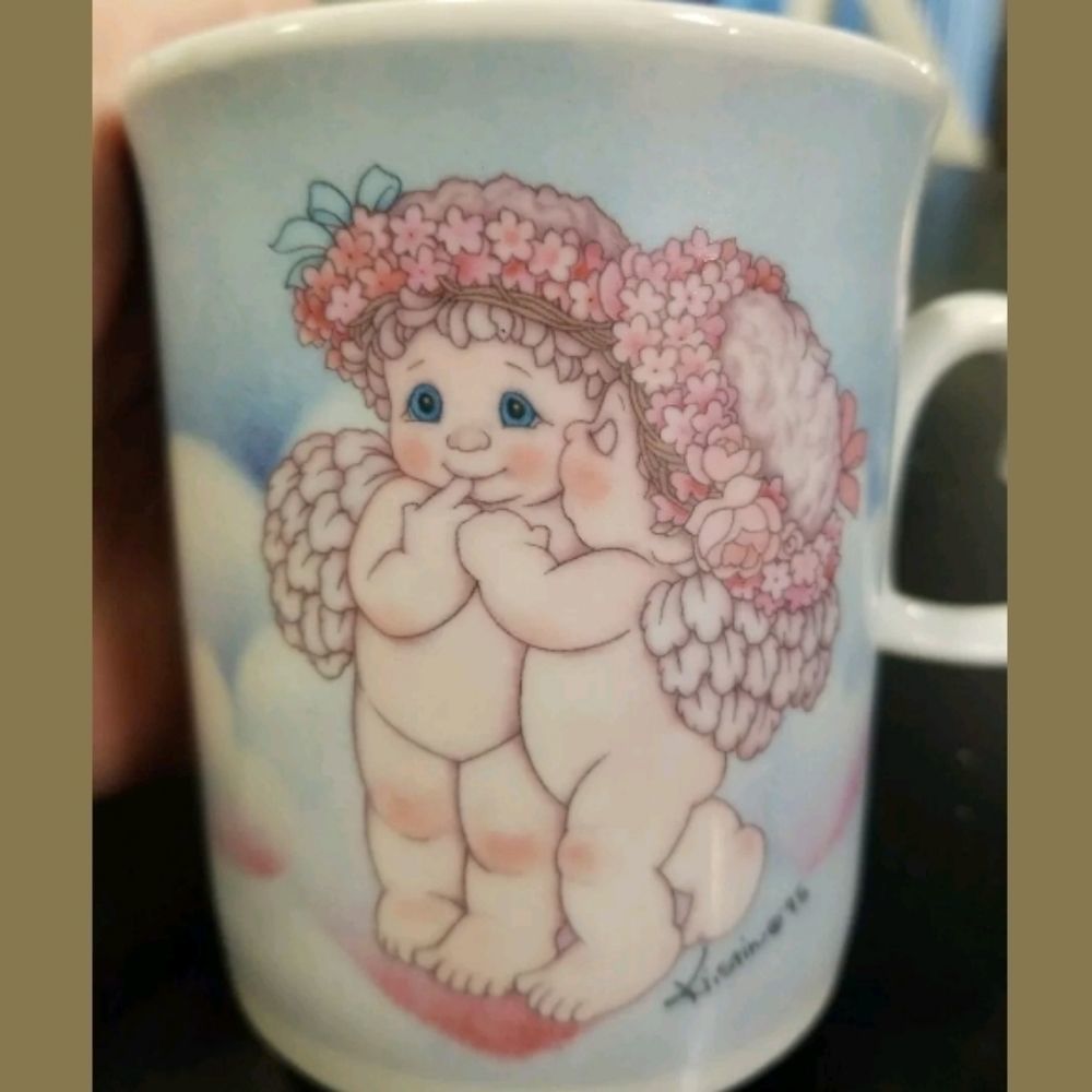 Dreamsicle Angel Mug 1995 Signed Kristin